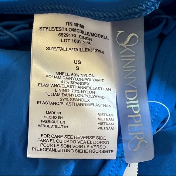 SkinnyDippers by Miraclesuit one piece Swimsuit
Jelly Beans Cinch Ruffle S, NWT - Picture 13 of 14